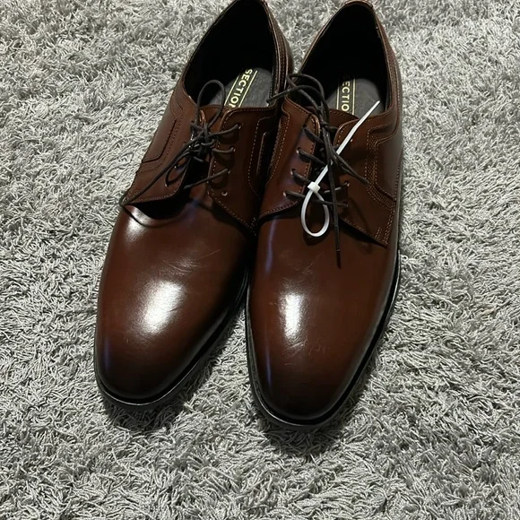 NWT brown SectionX leather shoe made in Brazil with dark brown toe. $_57.JPG?set_id=880000500F main image 3